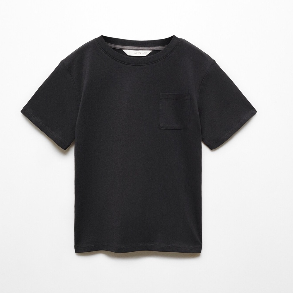 Zara Boys Black Pocket‎ T-Shirt 🖤👦